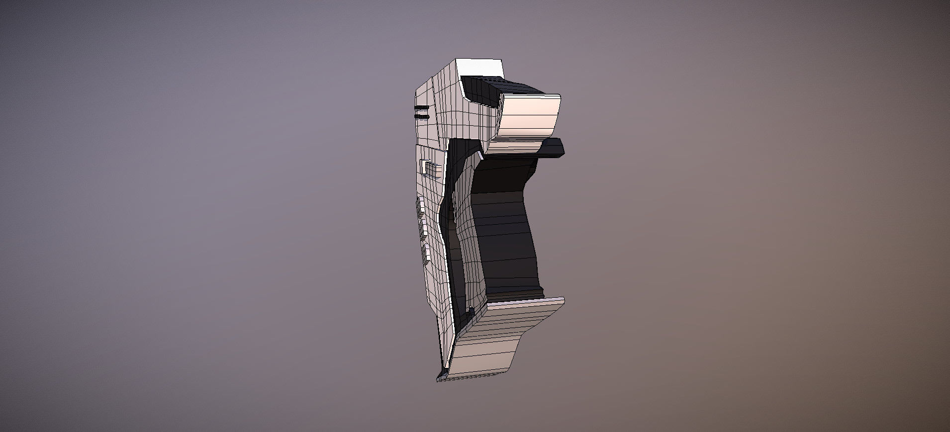 Overwatch Tracer Gun 3D model_69