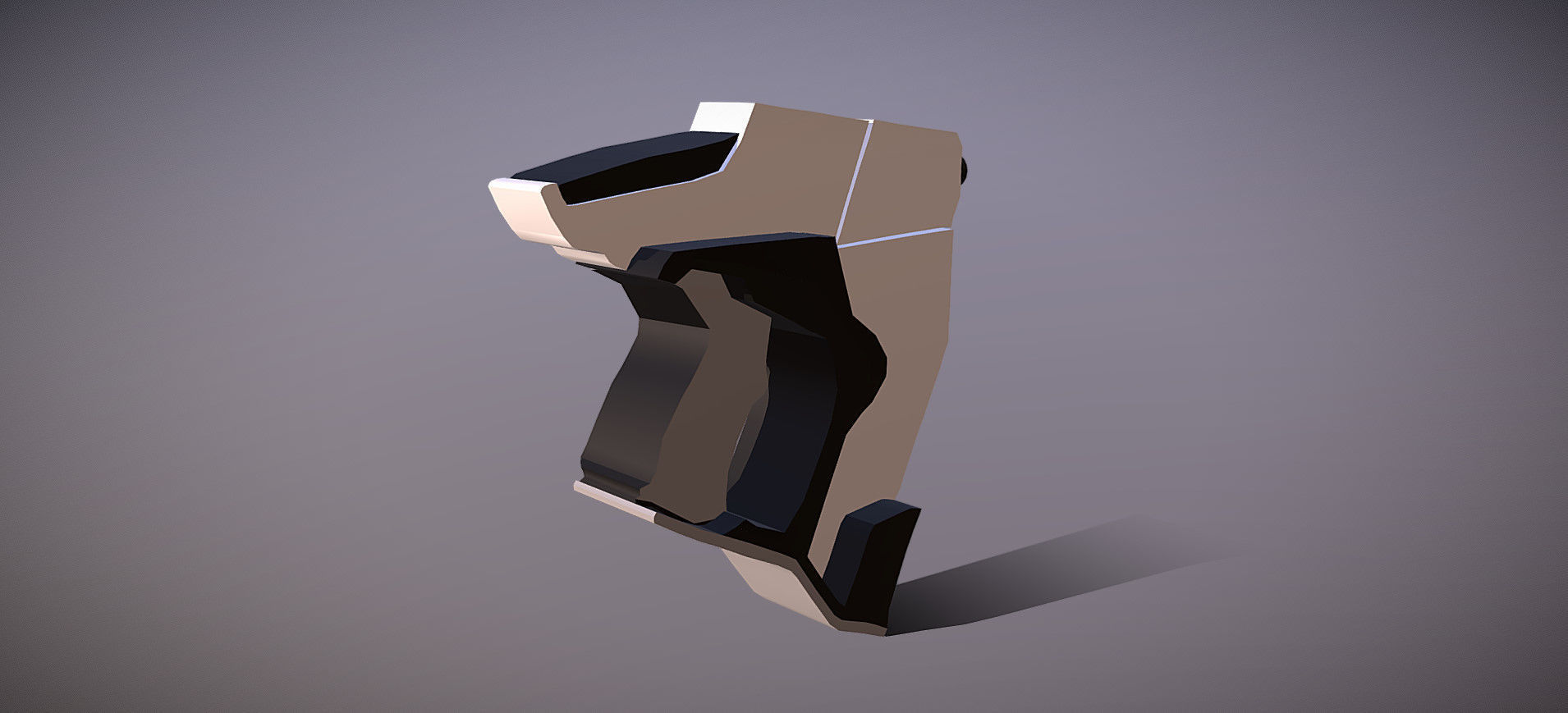 Overwatch Tracer Gun 3D model_4