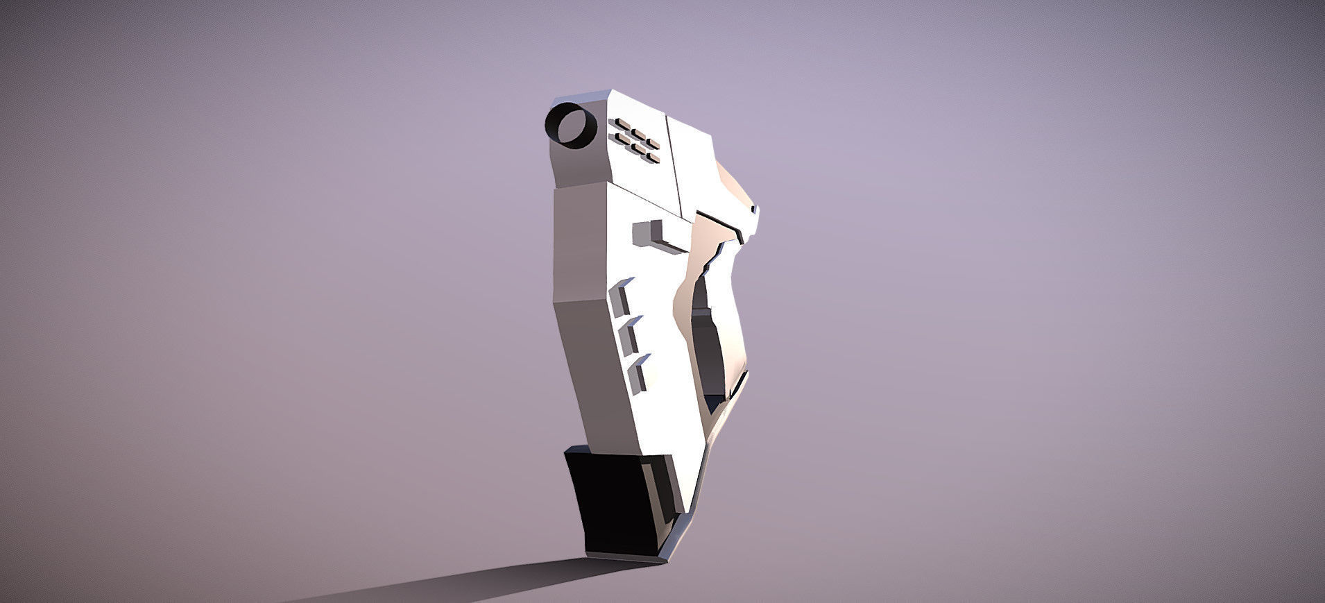 Overwatch Tracer Gun 3D model_27