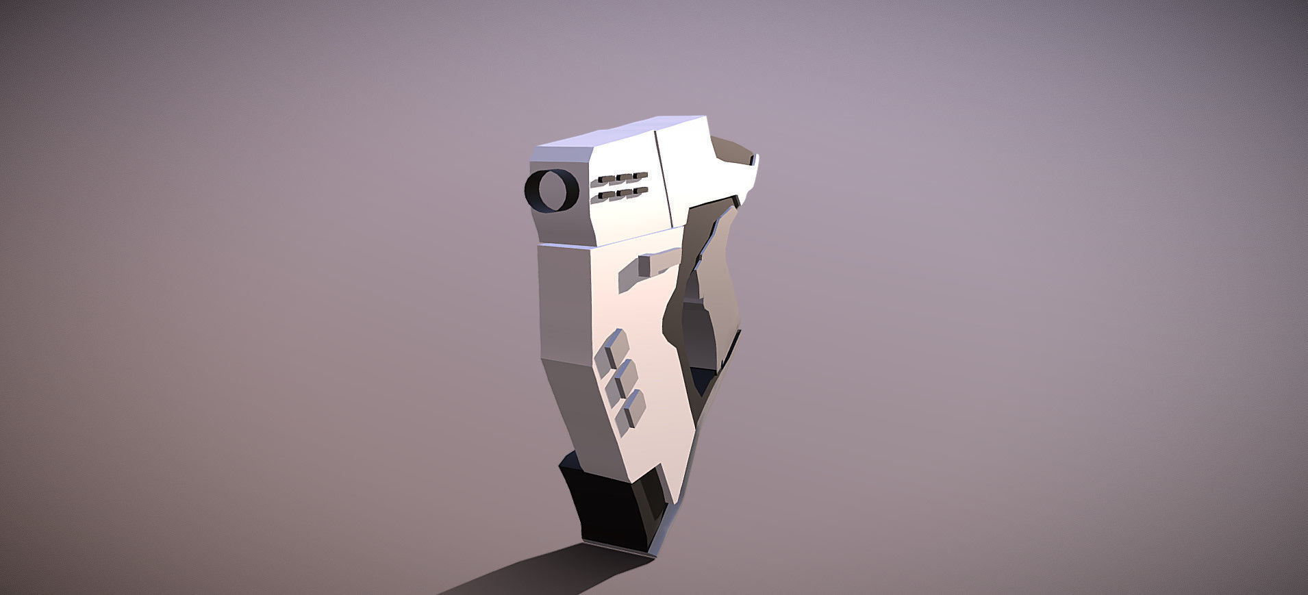 Overwatch Tracer Gun 3D model_2