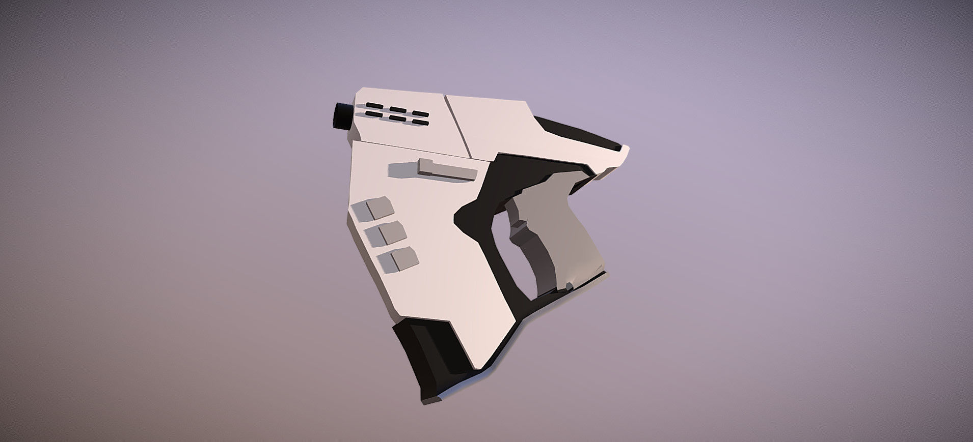 Overwatch Tracer Gun 3D model_11