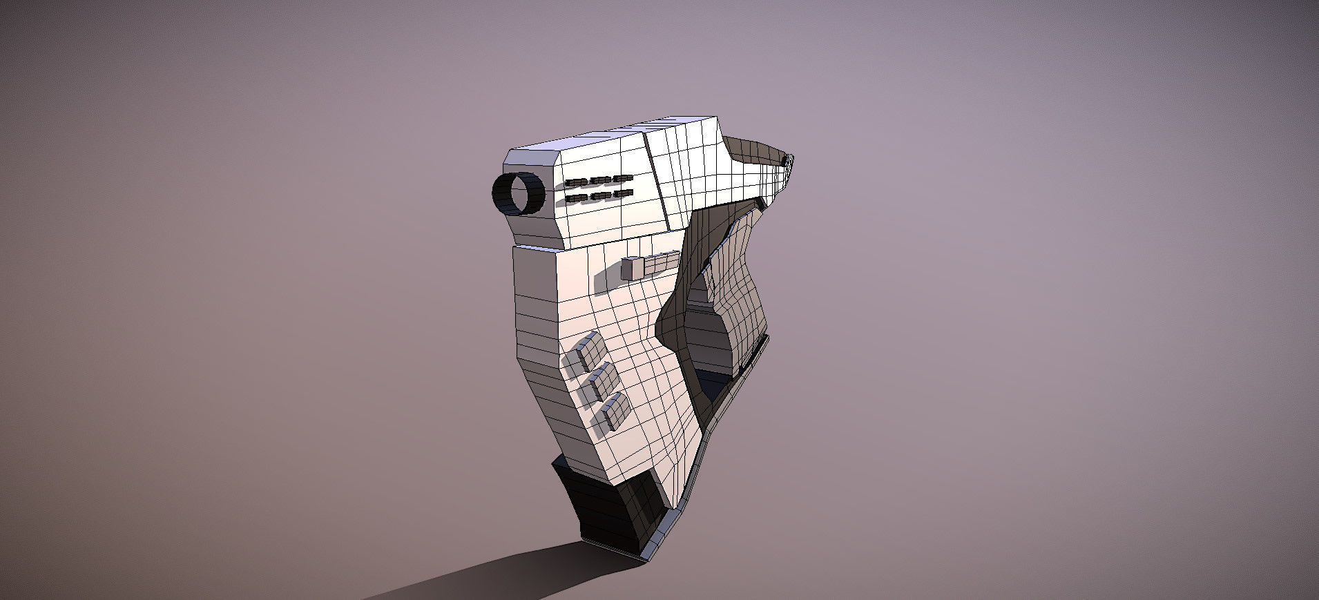 Overwatch Tracer Gun 3D model_79