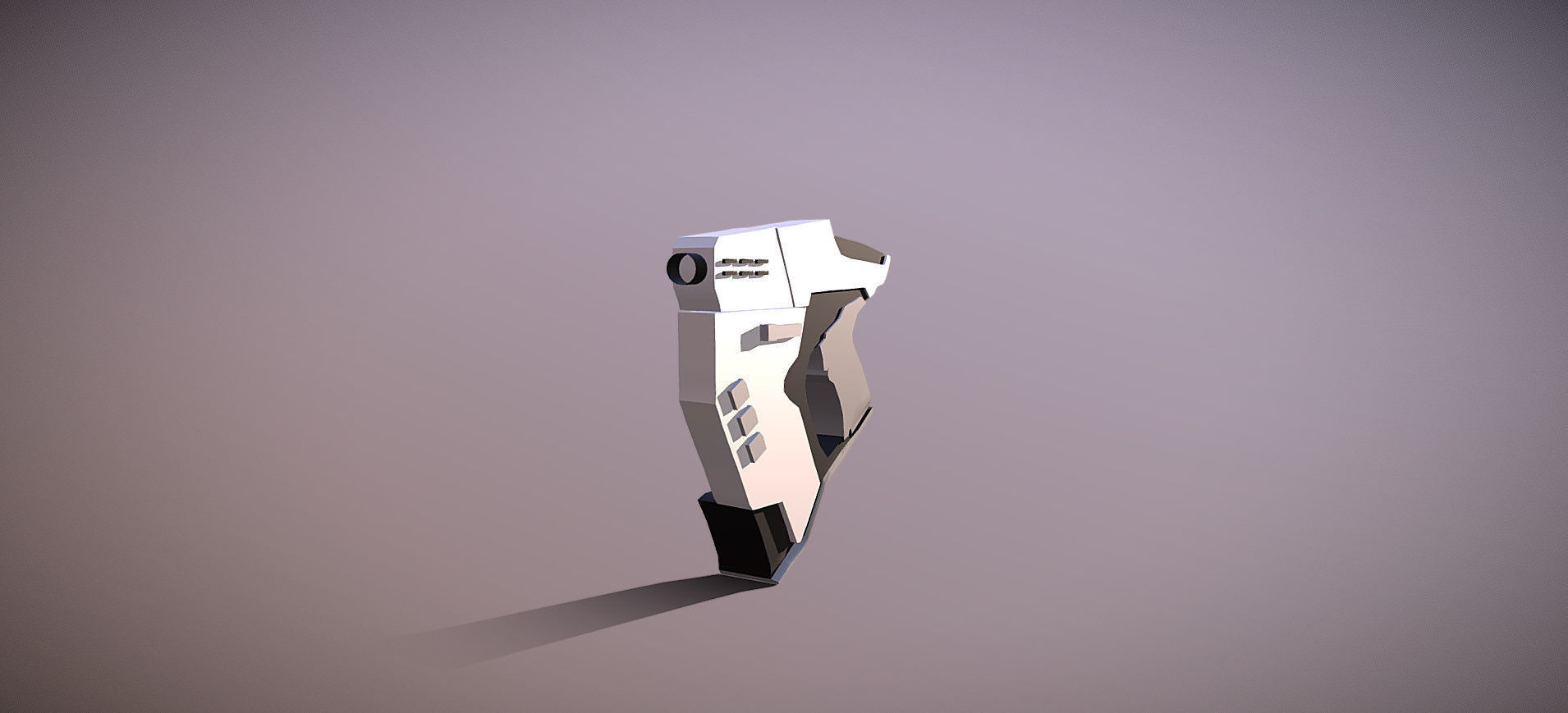 Overwatch Tracer Gun 3D model_43