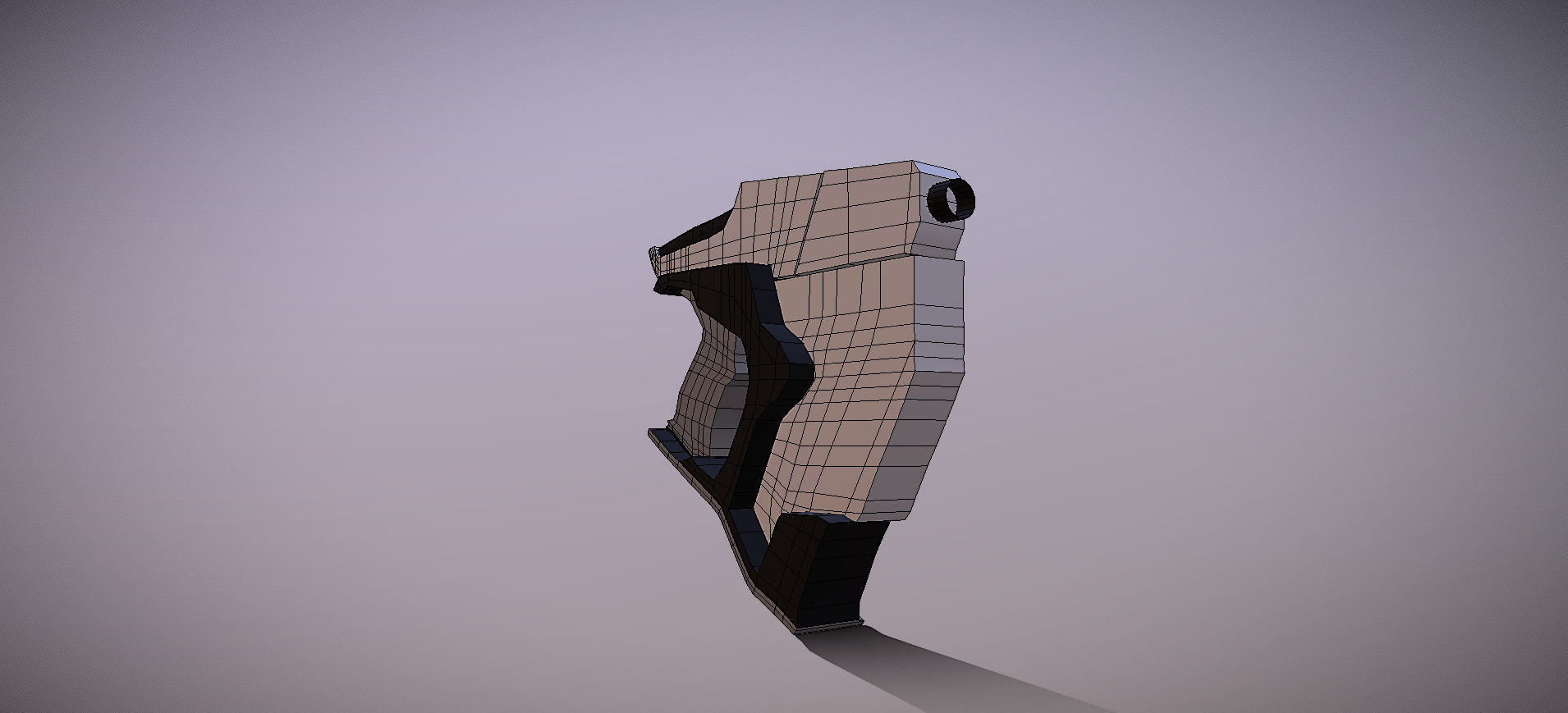 Overwatch Tracer Gun 3D model_90