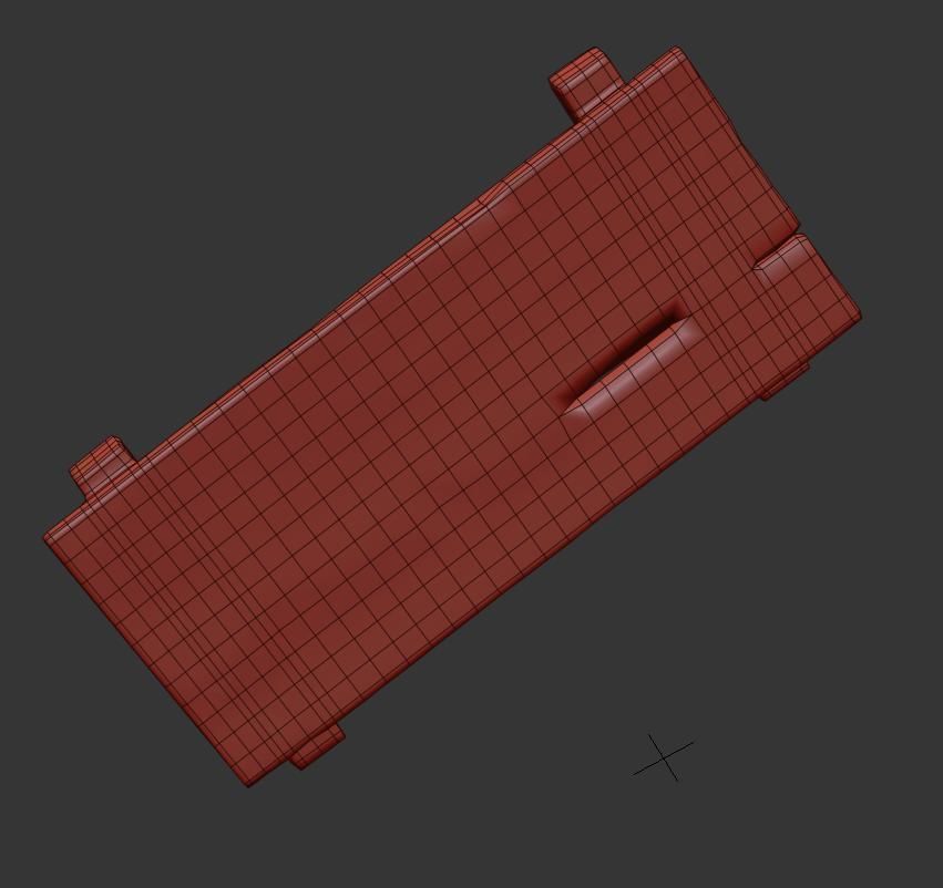  Wooden bridge  Low-poly 3D model_7