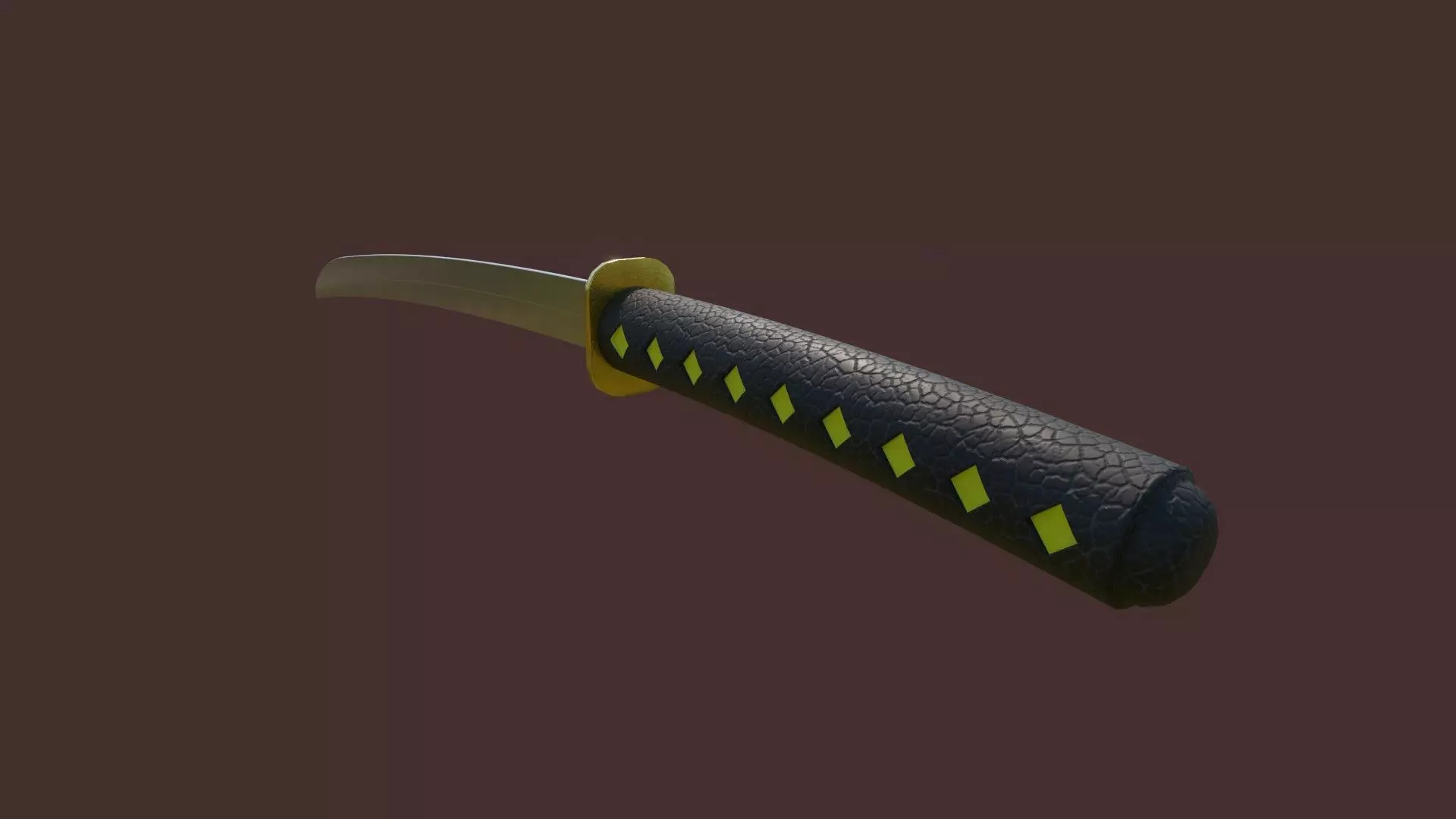 Samurai Sword Free low-poly 3D model