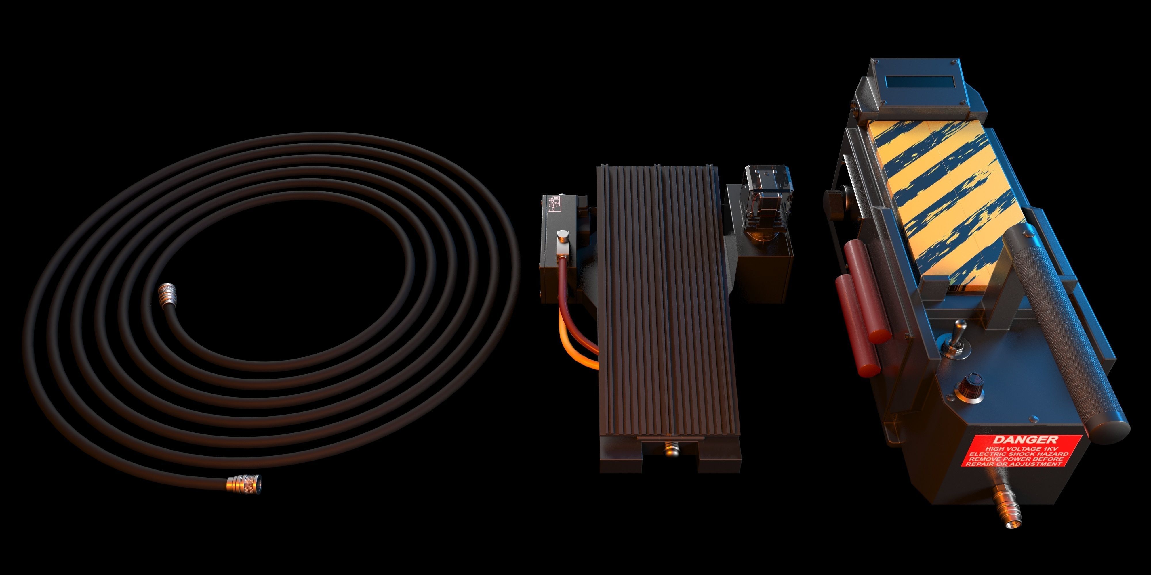 Ghostbusters Equipment 3D Model Collection_14
