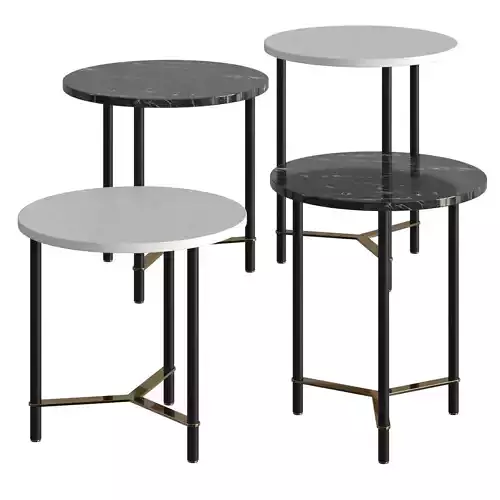 Gallotti  Radice Coockies Circle Coffee Tables