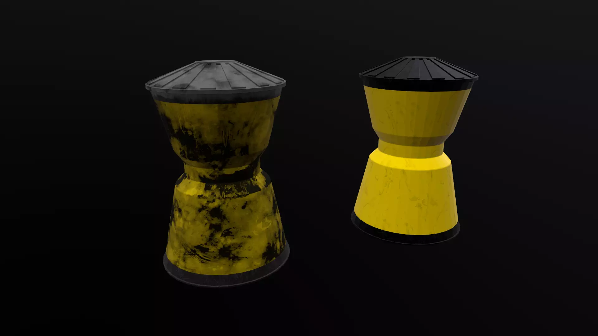 Traffic Cone Free low-poly 3D model