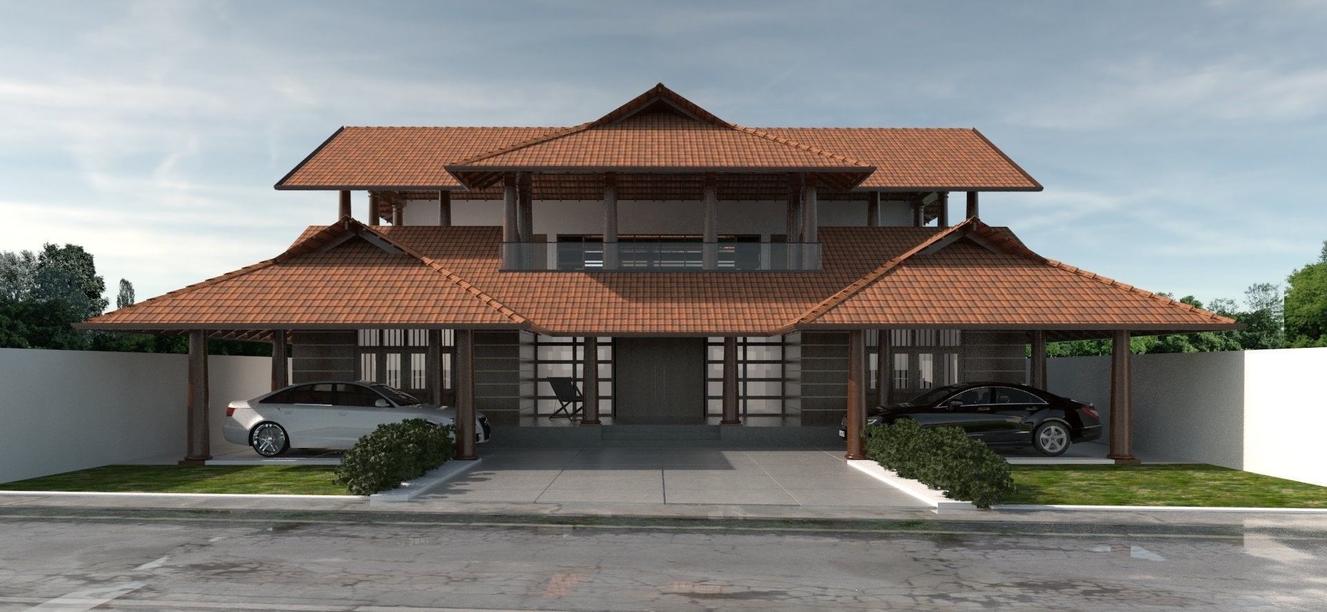 Traditional house  3D model_2