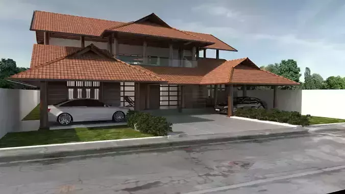 Traditional house  3D model
