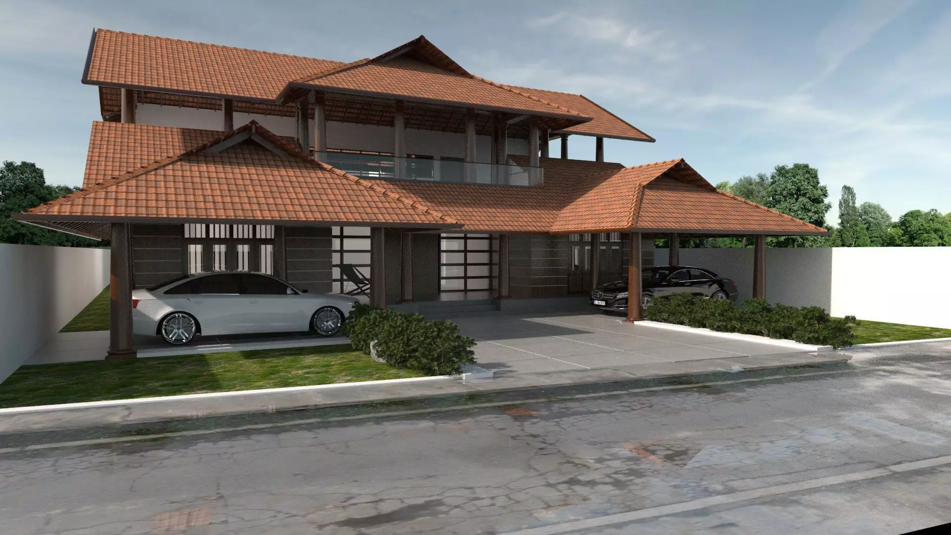 Traditional house  3D model_0