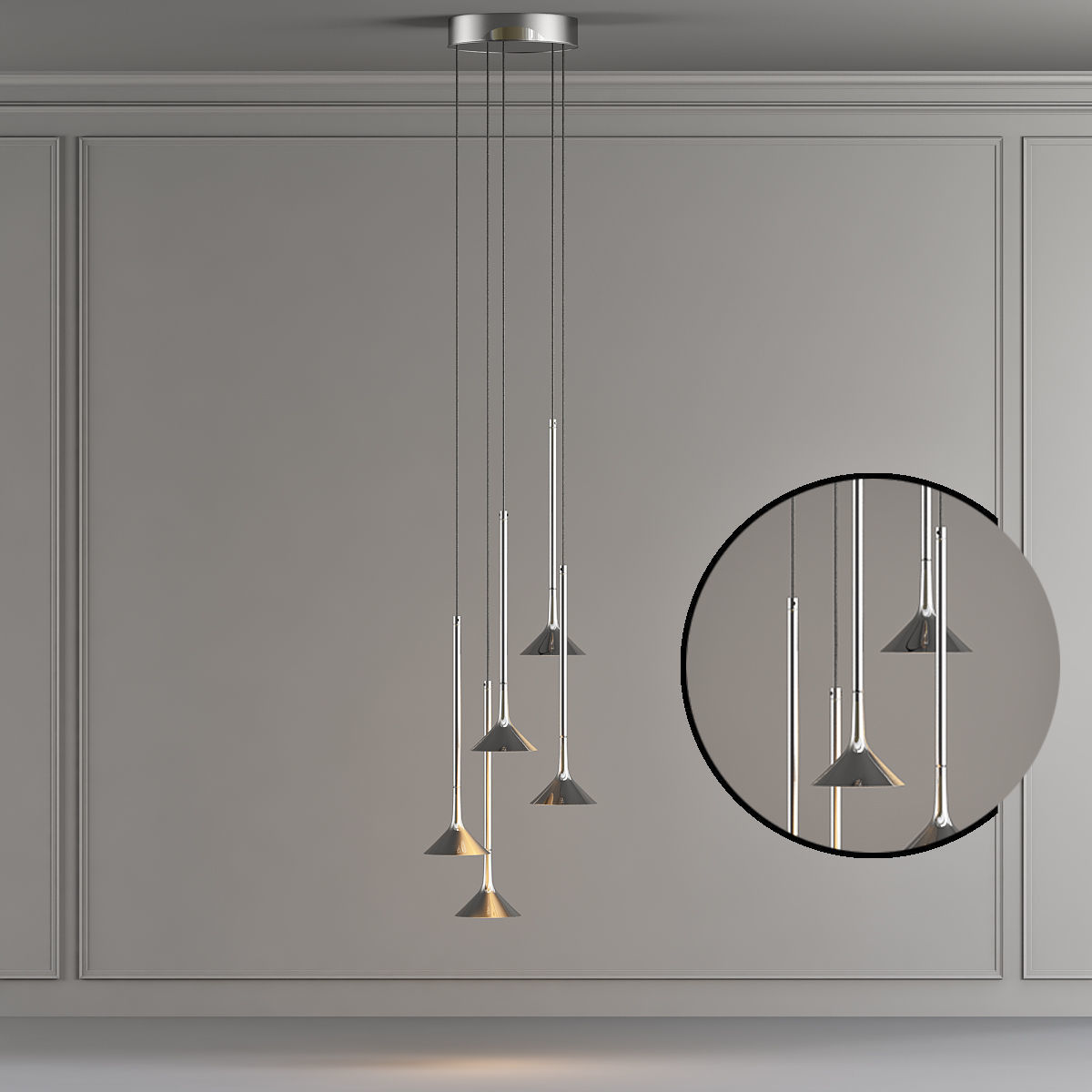 ALIVE 1 alvive chandelier 3D model_1
