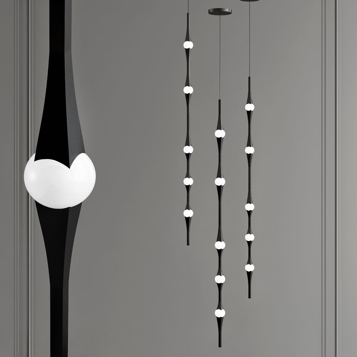 DEW chandelier 3D model_3