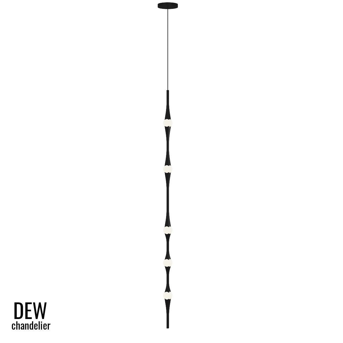 DEW chandelier 3D model_2