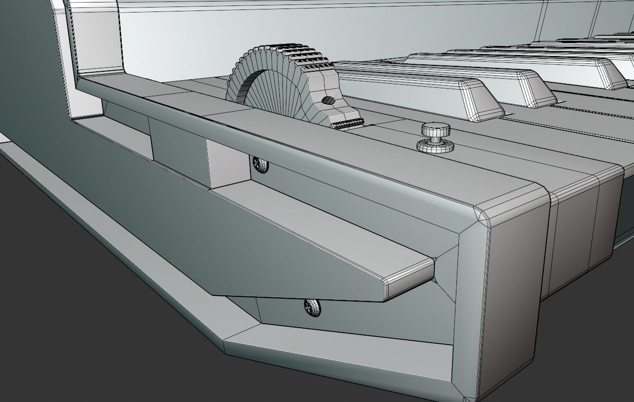 Korg MS20 Synthesizer  3D model_8