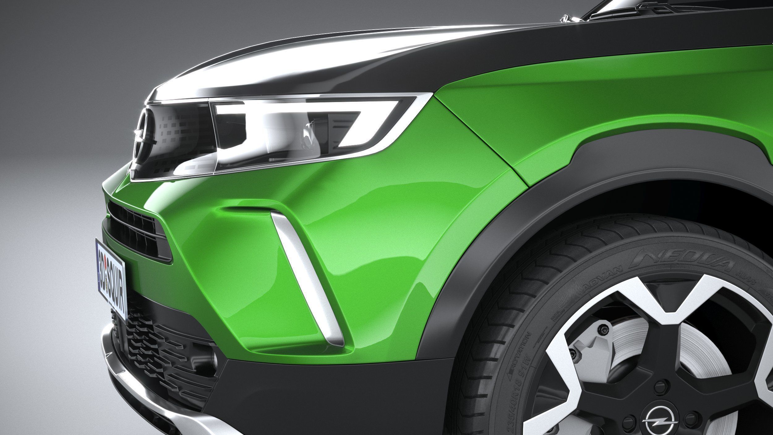 Opel Mokka-e 2021 3D model_3