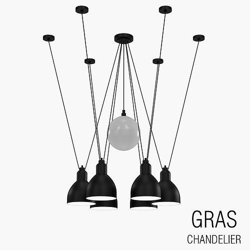 GRAS chandelier 3D model
