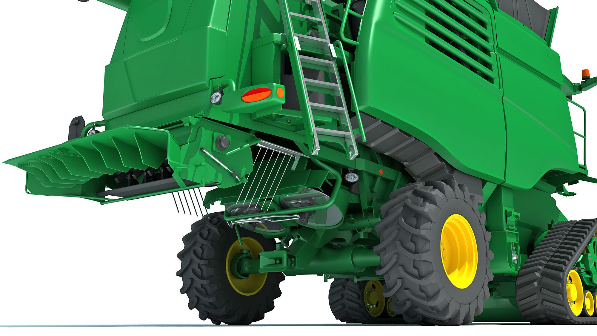 Tracked Combine Harvester 3D model_15