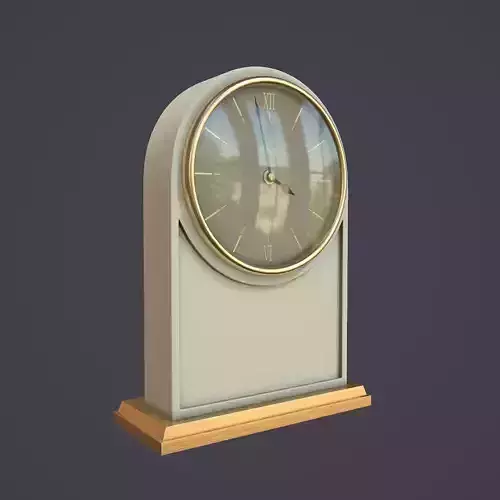 Animated Mantle Clock 3D model