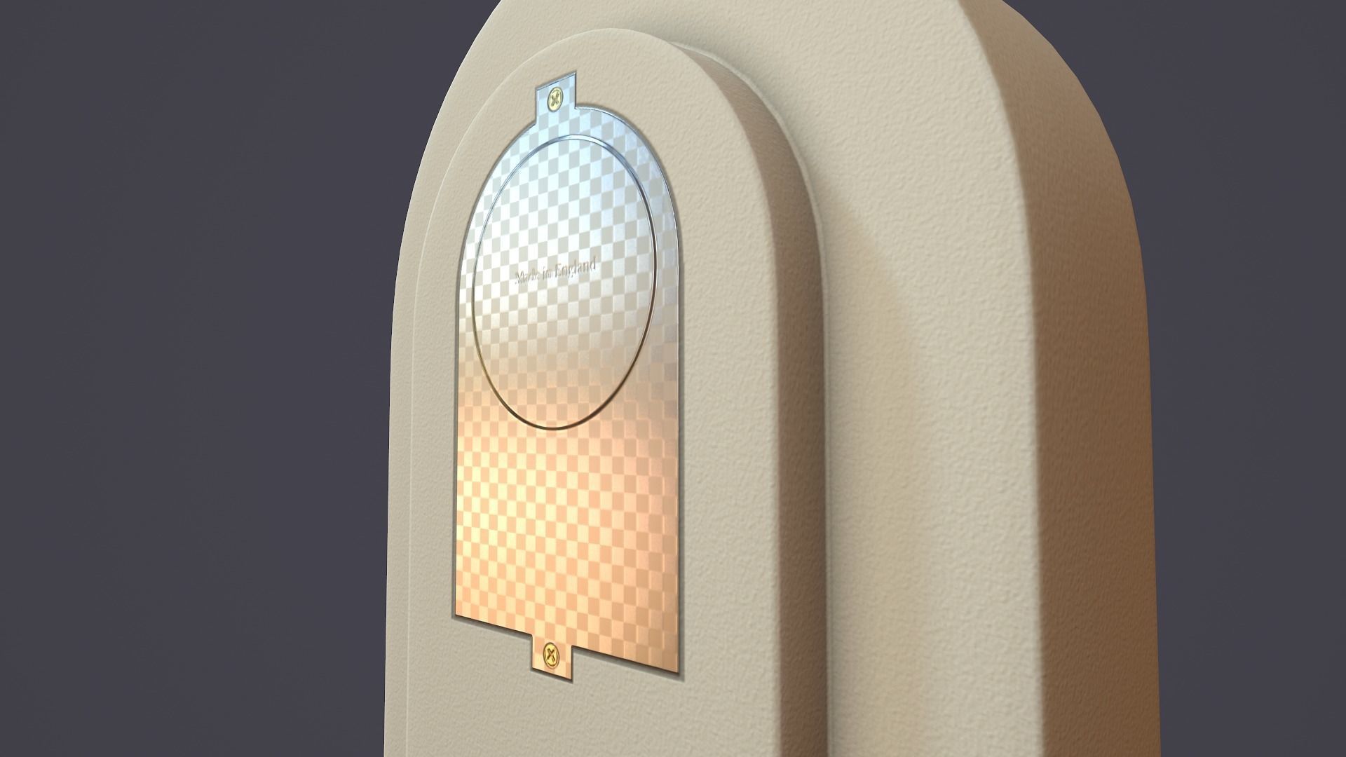 Animated Mantle Clock 3D model_9