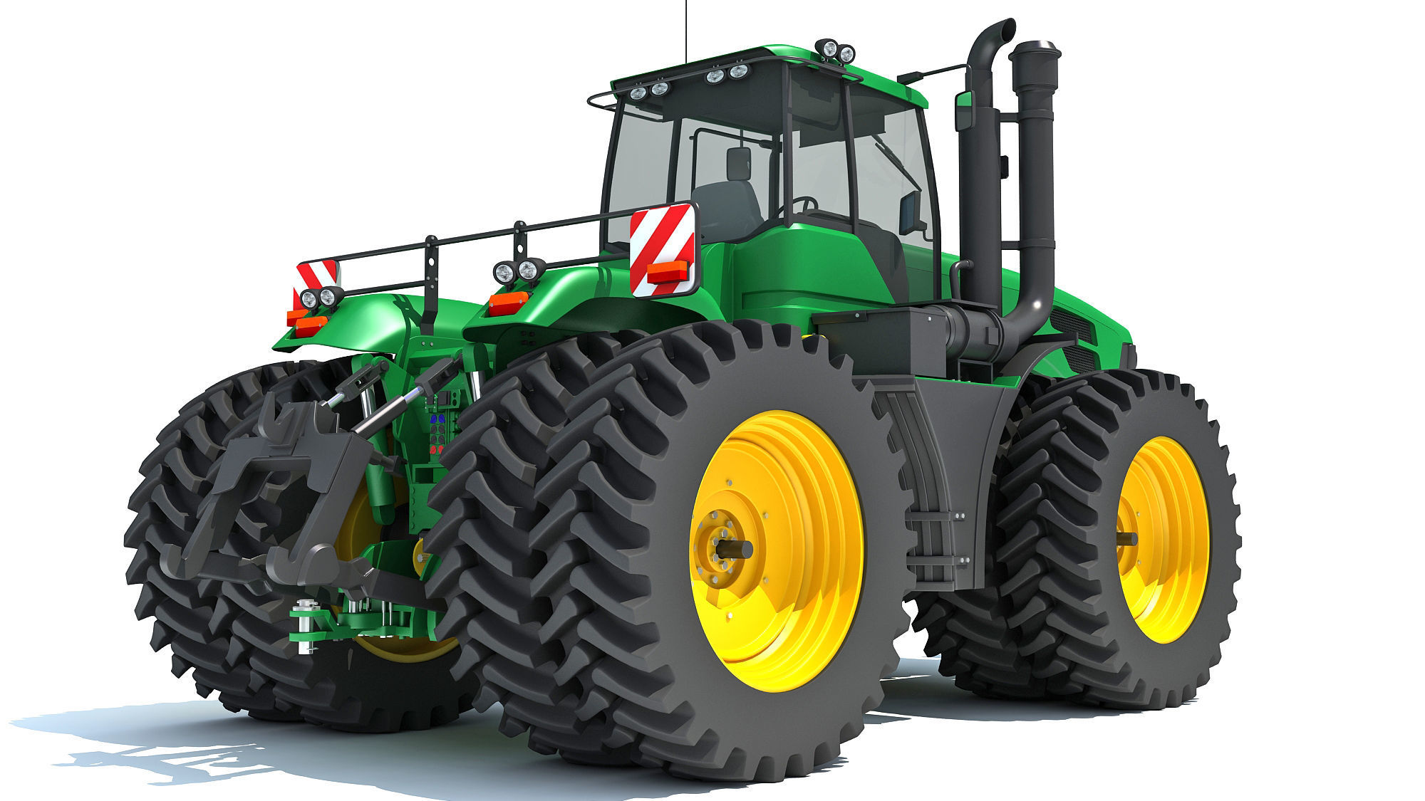 Articulated Tractor 3D model_6