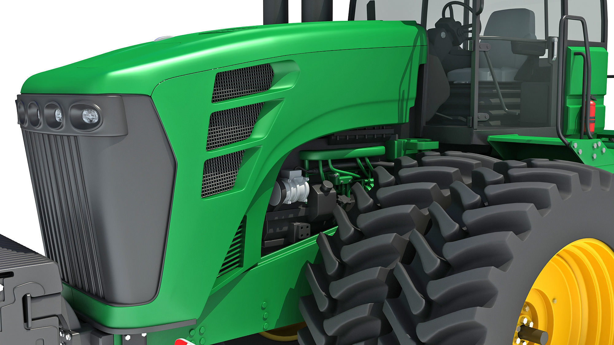 Articulated Tractor 3D model_13