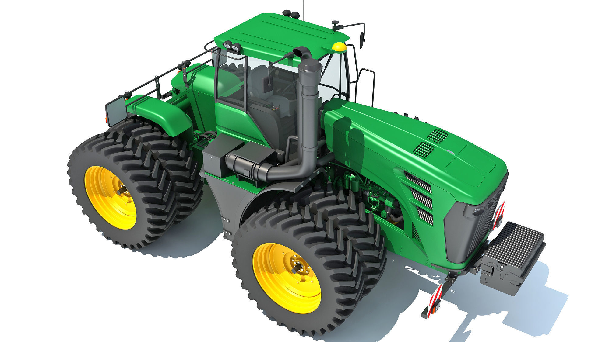 Articulated Tractor 3D model_9