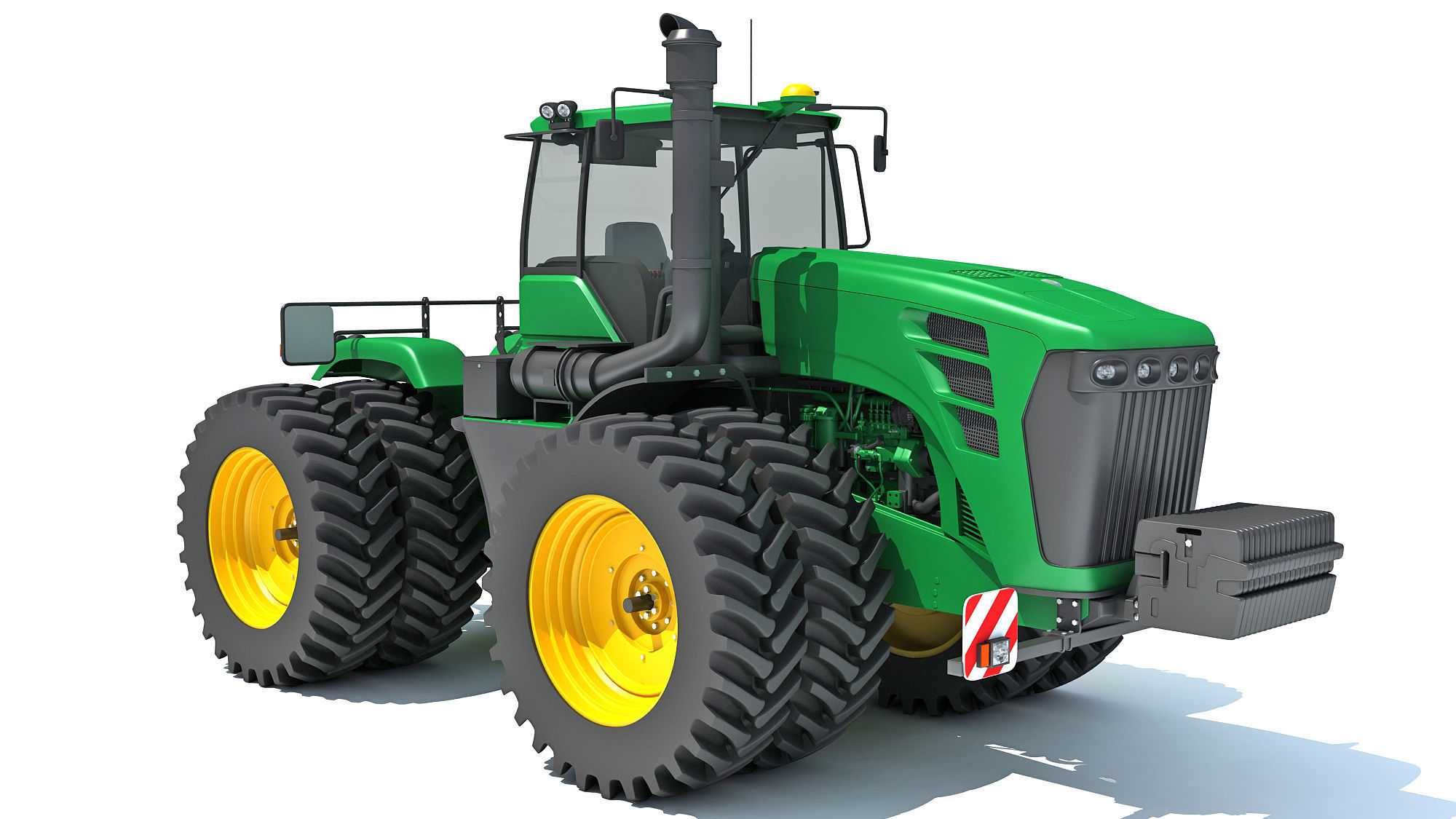 Articulated Tractor 3D model_10