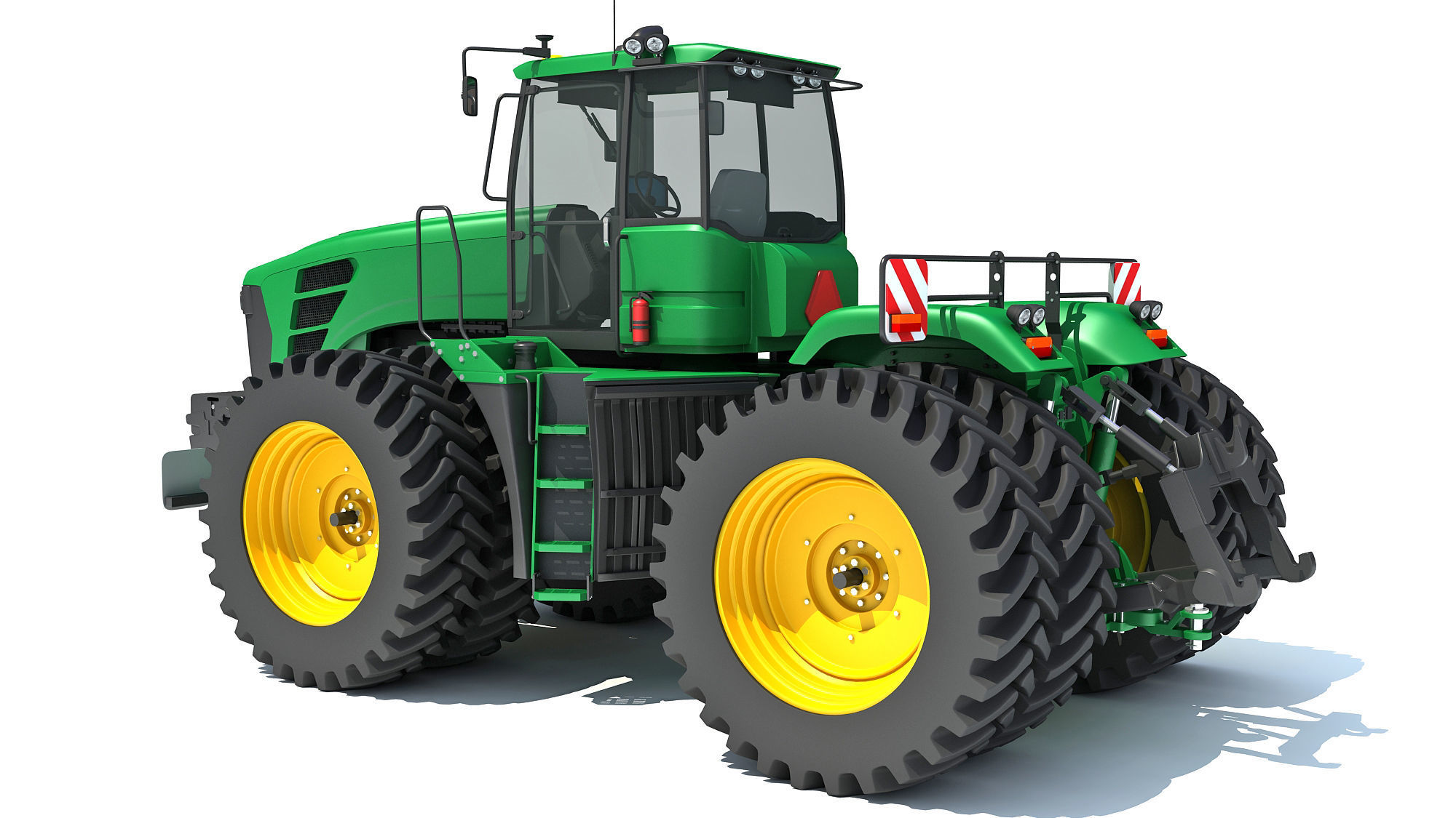 Articulated Tractor 3D model_3