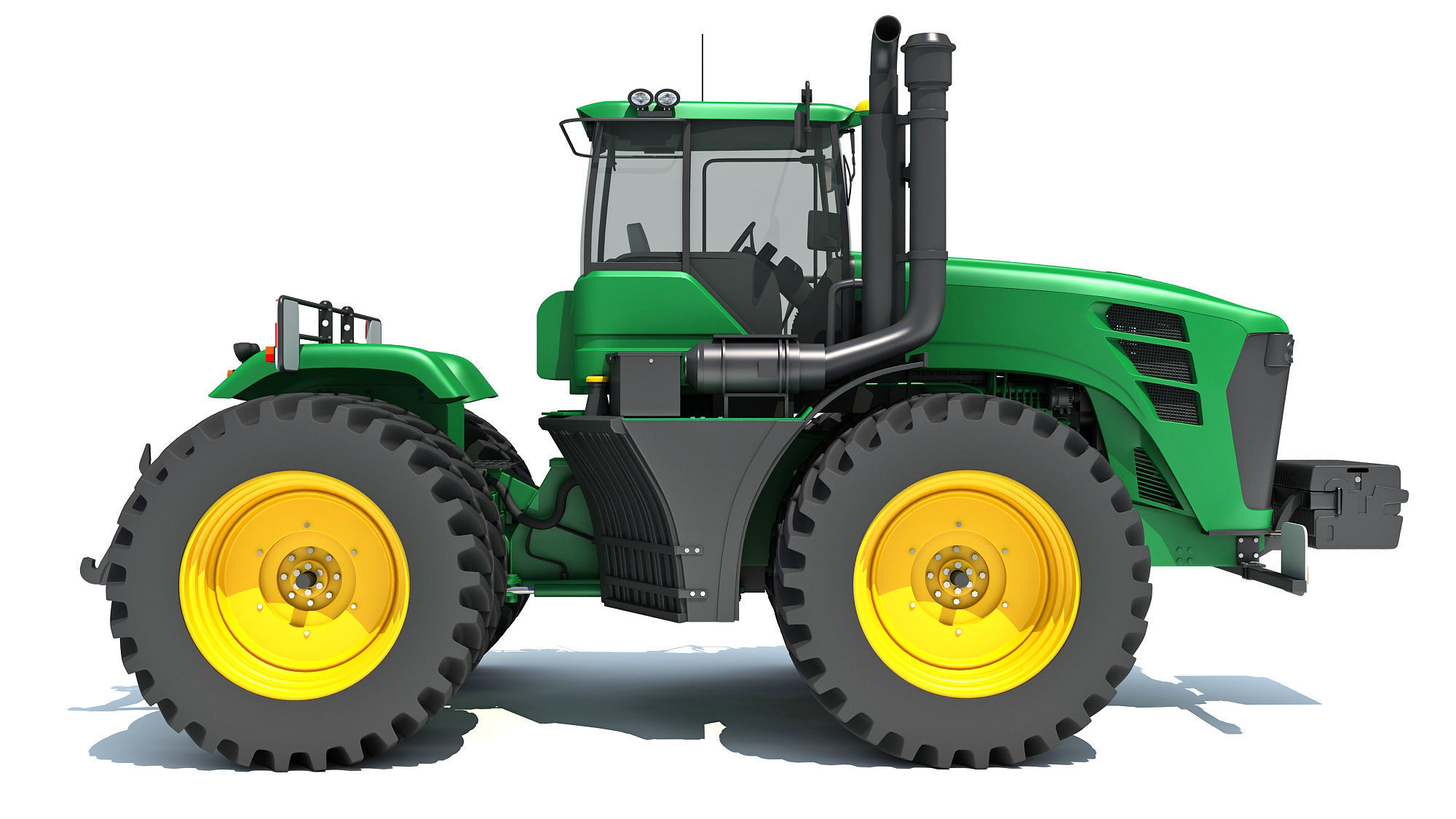 Articulated Tractor 3D model_7