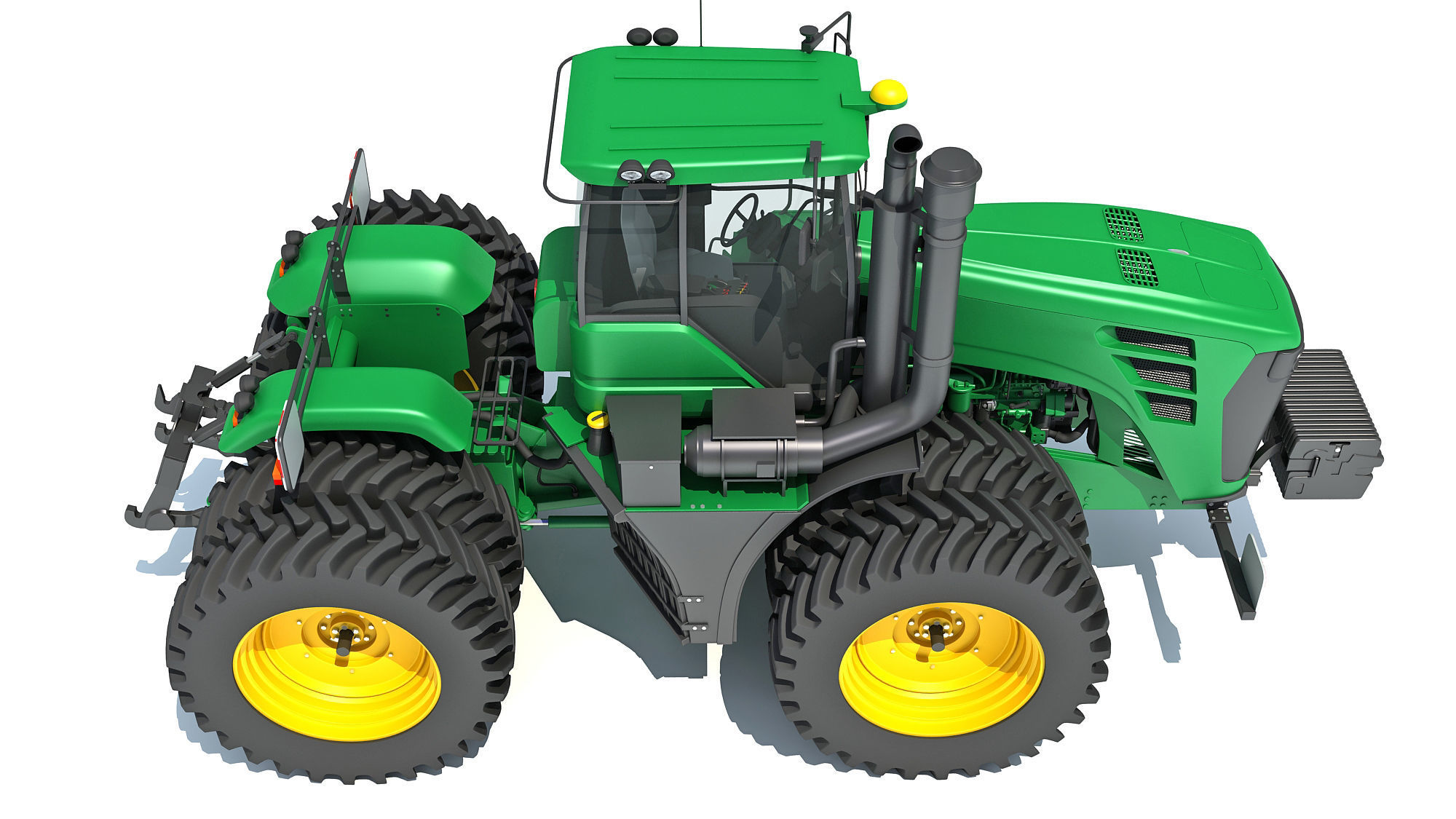 Articulated Tractor 3D model_8