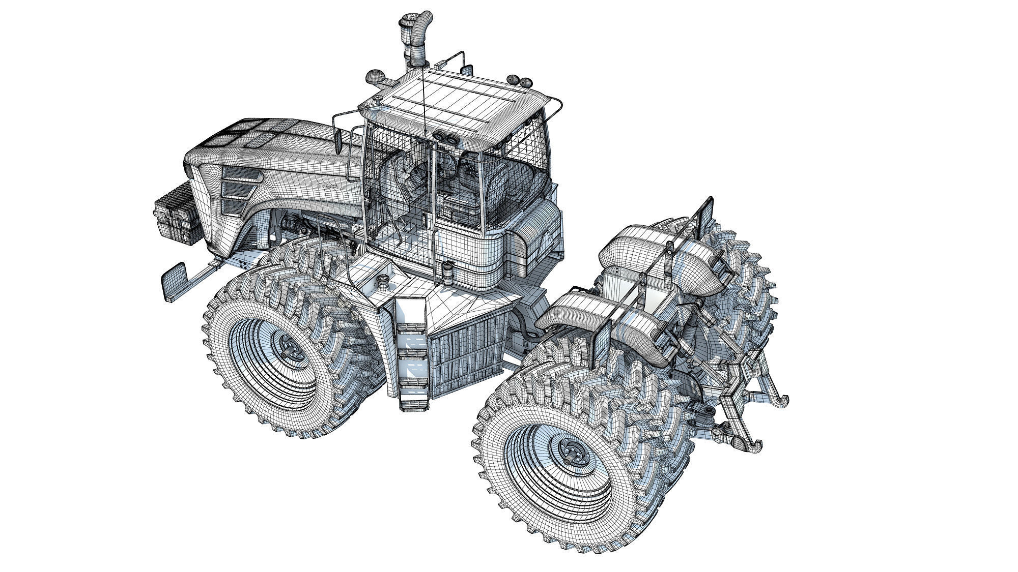 Articulated Tractor 3D model_17