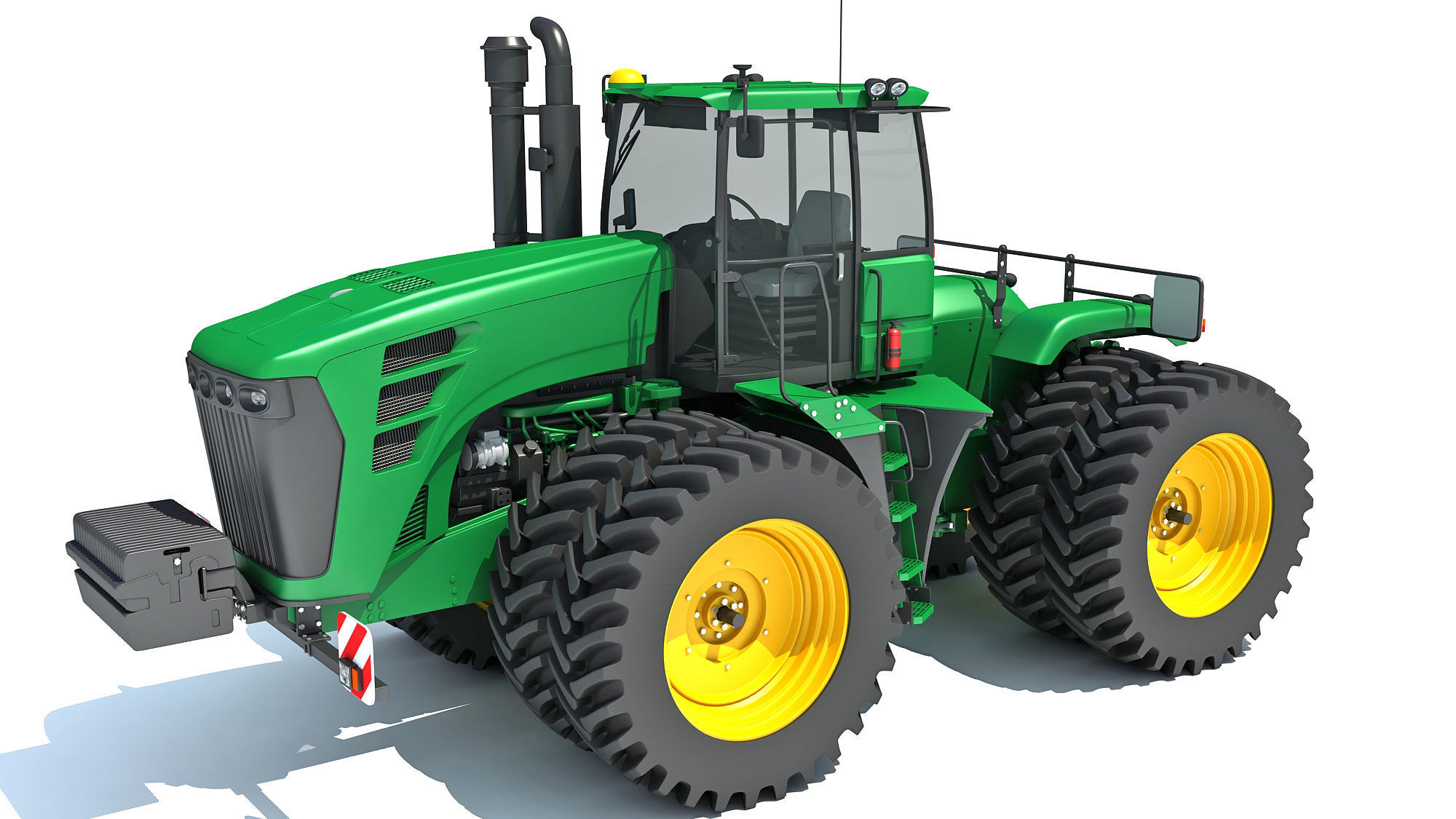 Articulated Tractor 3D model_1