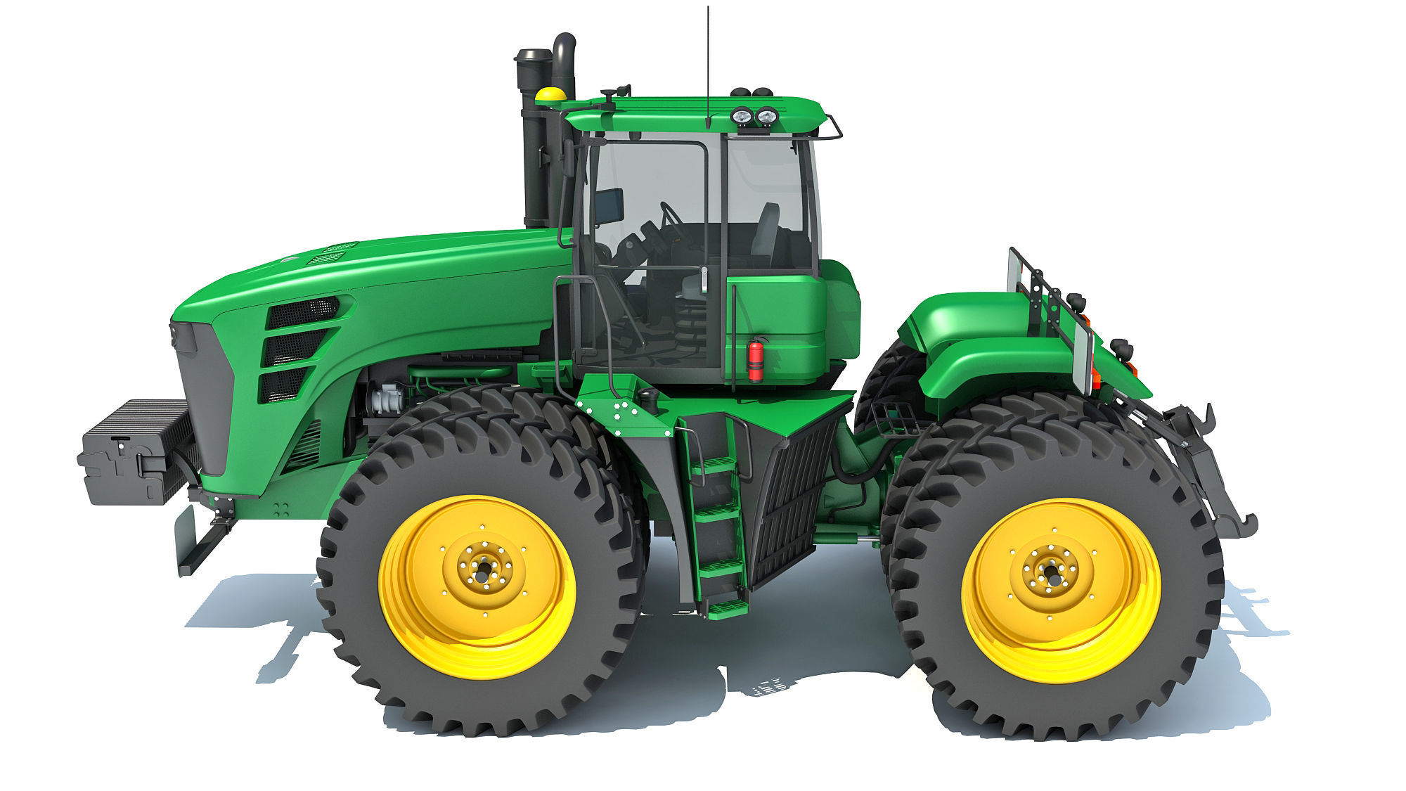 Articulated Tractor 3D model_2