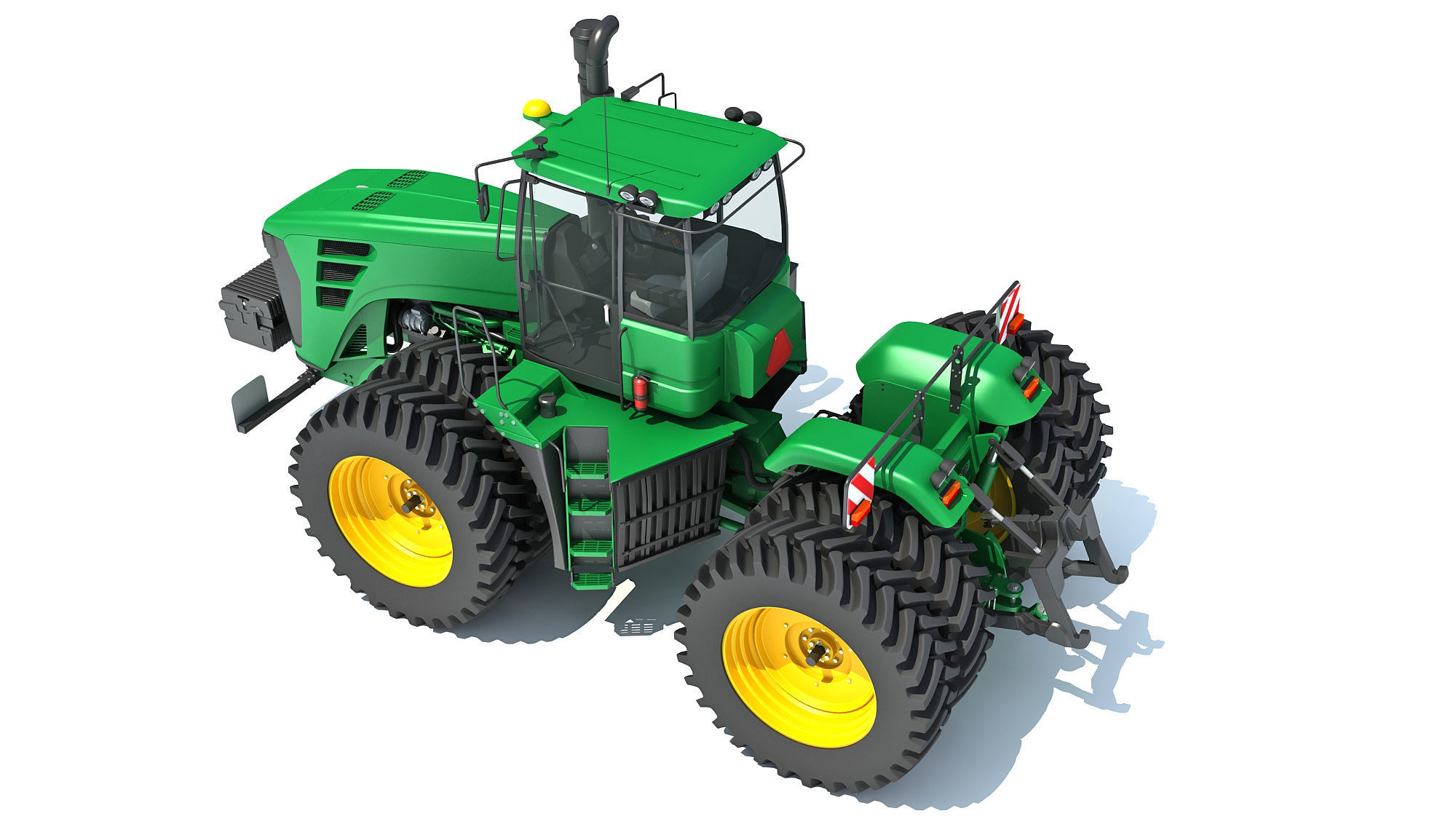 Articulated Tractor 3D model_4