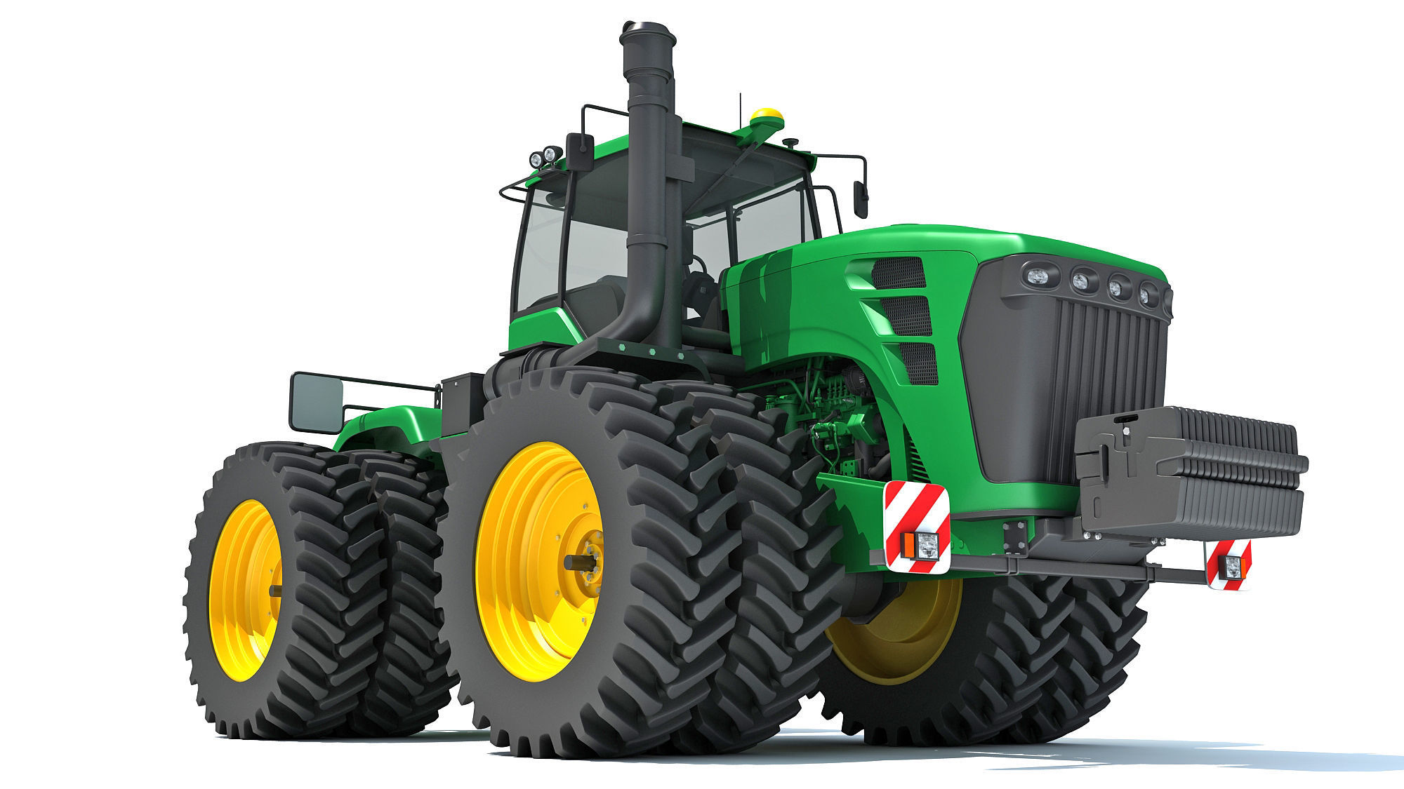 Articulated Tractor 3D model_12