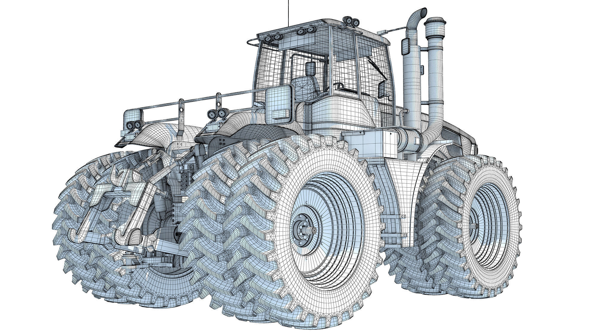 Articulated Tractor 3D model_18