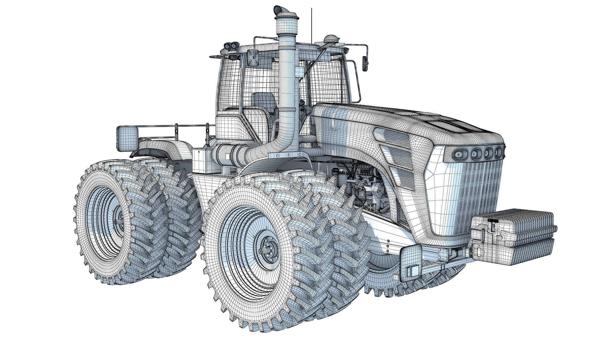 Articulated Tractor 3D model_20