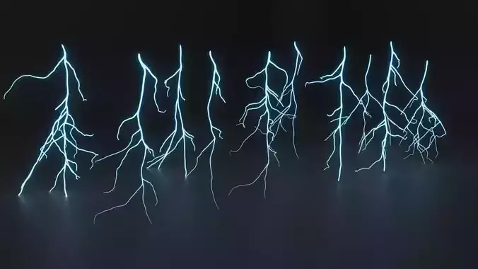 Lightning Asset Pack 3D model