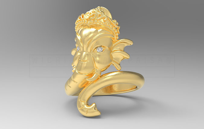 kengkod71  Ring Ganesh 3D print model