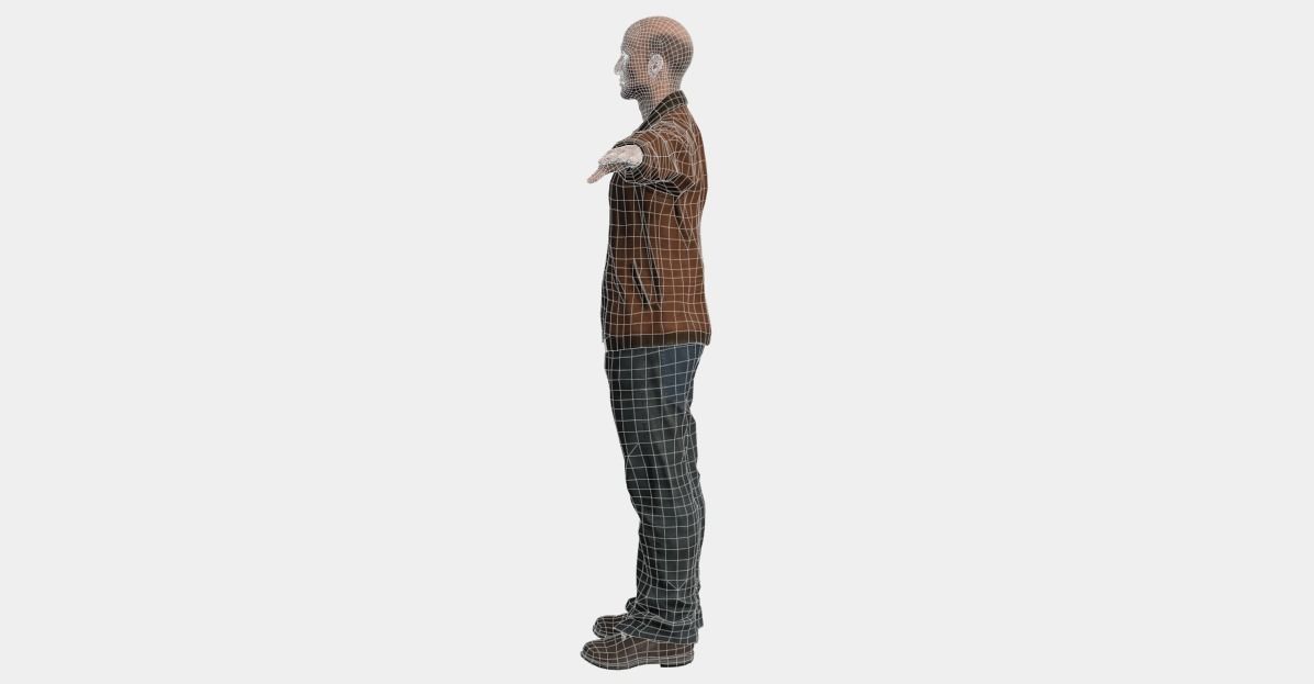 Omar Character Low-poly 3D model_17