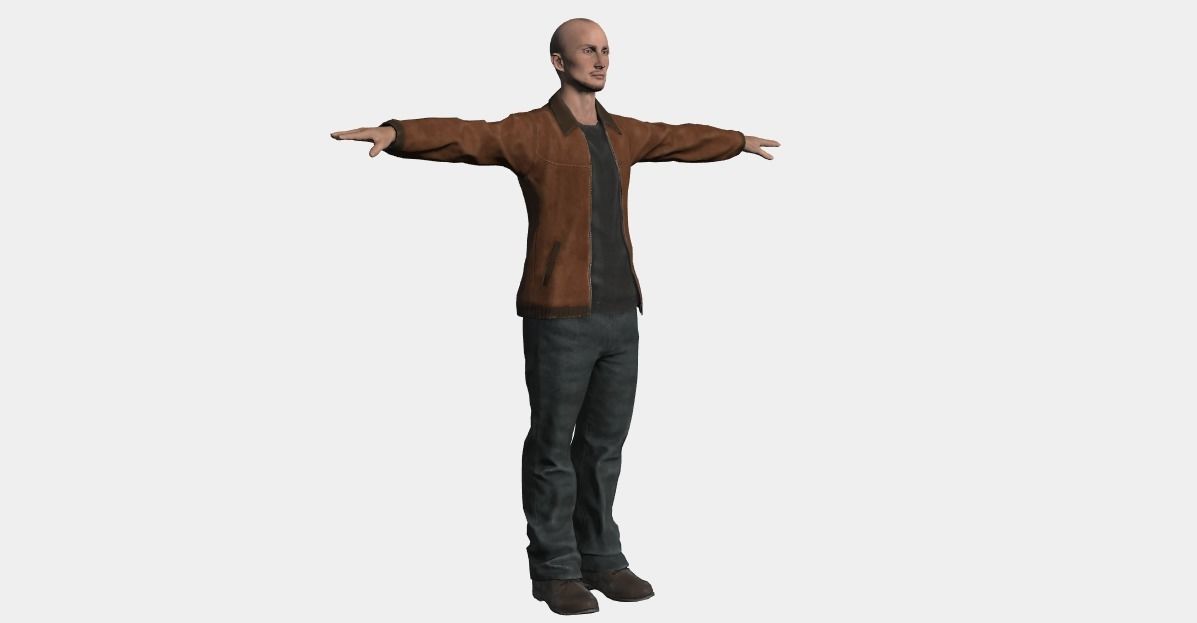 Omar Character Low-poly 3D model_5