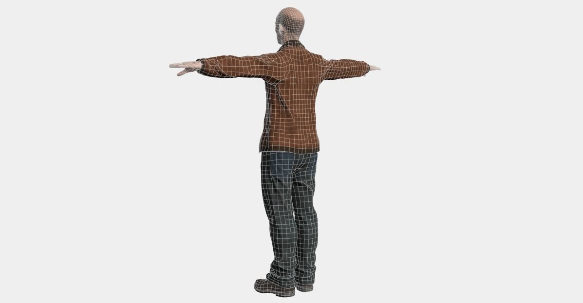 Omar Character Low-poly 3D model_19