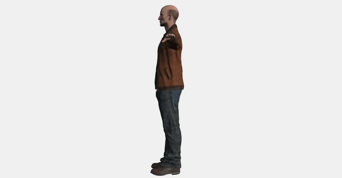 Omar Character Low-poly 3D model_8