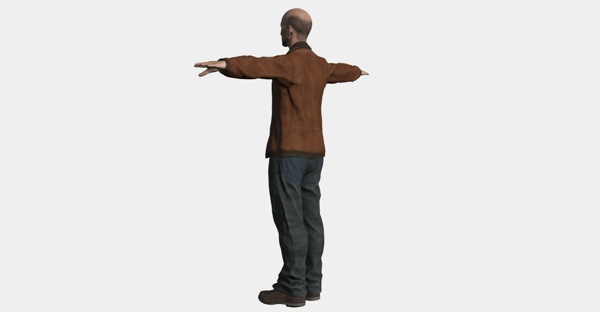 Omar Character Low-poly 3D model_10