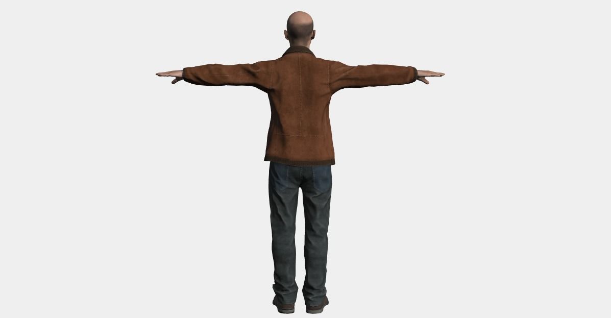 Omar Character Low-poly 3D model_2