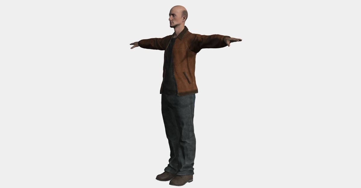 Omar Character Low-poly 3D model_9