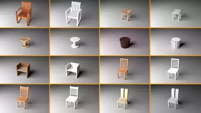 Furniture Wood Collection Vol 1