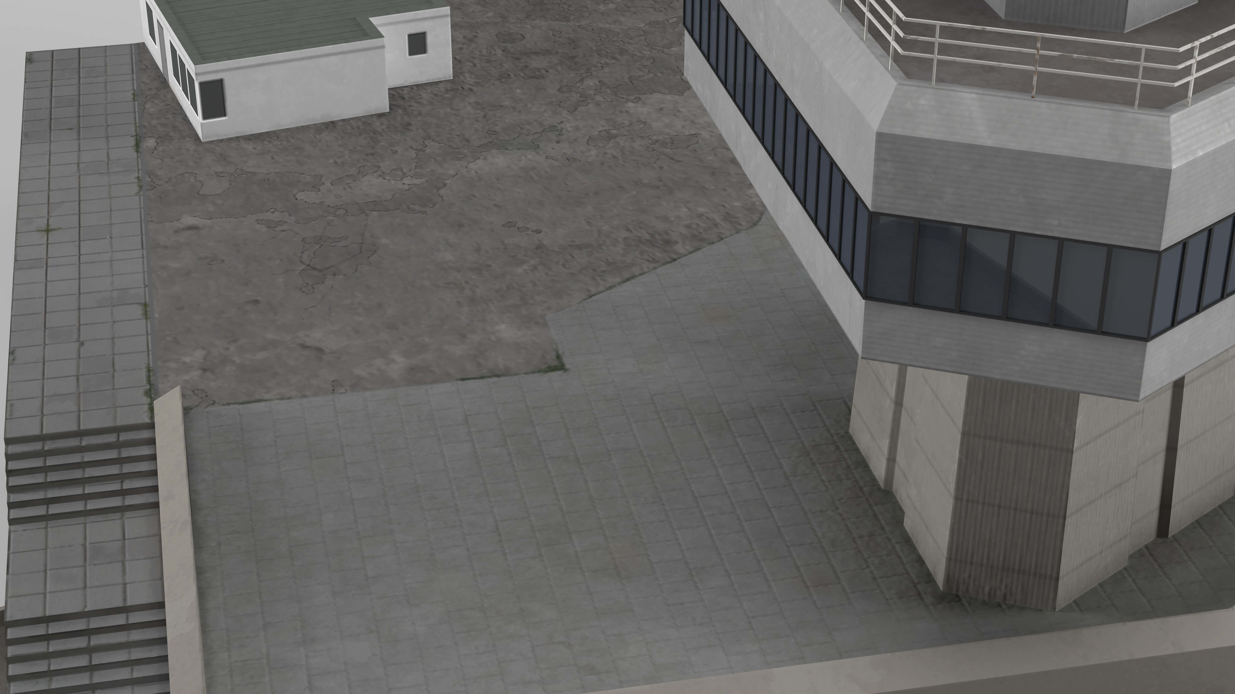 TV tower Kopitoto Vitosha Sofia Bulgaria Low-poly 3D model_8